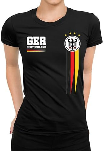Fußball Deutschland Trikot 2024 EM Germany Europameisterschaft WM Frauen Damen T-Shirt
