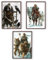 MJ-GRAPHICS® Poster Set Wikinger Jungen Kinderzimmer & Jugendzimmer Bilder Vikings Poster Gaming Zimmer Deko, 3xA4 Odin, Wolf, Thor Krieger Bilder Wanddeko Deko Bilder Gamer Deko Bilder ohne Rahmen