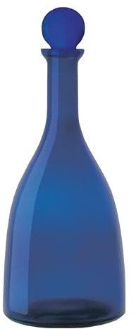 Shurity Bottiglia in vetro Vintage Blu 75cl. con tappo Blu (4PZ)