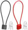 2 Pcs Steel Rope Padlocks with Keys, Shackle Padlocks Long Lock Padlock Flexible Cable Steel Rope Heavy Duty Padlock Lock for Suitcase Gate Bicycle Gym Locker