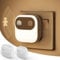 LOHAS-LED Motion Sensor Night Light, 2 Pack Night Light Plug in Wall, Warm White 3000K, 30/60/100lm Brightness Adjustable, Motion Sensor & Dusk to Dawn Plug in Night Light for Hallway, Stairs