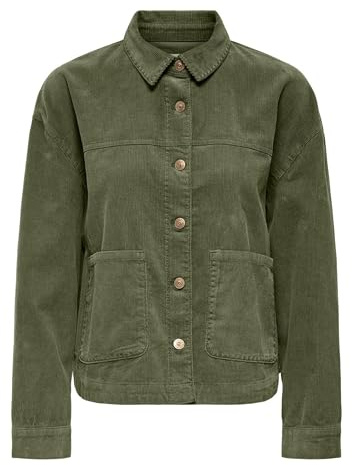 ONLY Damen Onlmoxie L/S Emb Cord Jacket Cc PNT, Kalamata, l
