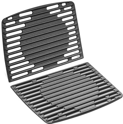 Gusseisen Grillrost für Enders Explorer, Explorer Pro, Enders Urban Urban Pro Gasgrill, 32 x 24cm Grillrost Ersatzteil für Enders Camping gasgrill Rost Ersatzteile, Massives Gussrost zubehör