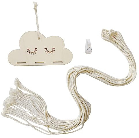 Tofficu Holz Wolkentafel Dekoration Hängende Wolkendekor Aus Holz Für Wand Filigrane Rustikale Wolkenschild-ornament Für Kindergarten Schlafzimmer