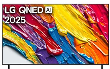 LG 86QNED82A6B Téléviseur 86 (218 cm) 4K QNED AI (processeur AI α7 Gen8 4K, webOS 25, 60 Hz), année du modèle 2025