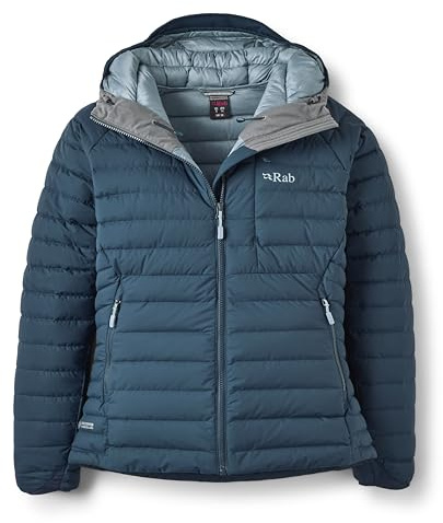 Rab Women's Microlight Windstopper Down Hoody | 700-Fill, GTX, Windproof, Gore-Tex Jacket, for Skiing & Climbing
