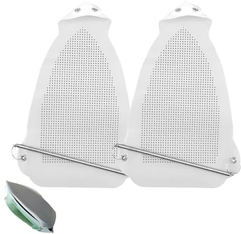 Anluoyi 2 PCS Iron Cover, Non-stick Iron Protector | Heat Resistant Teflon Irons Sole Shoe Cover Easy Installation Sole Plate Accessory for Clothe Prevents Sheening and Scorching