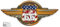 1 adesivo USA Route 66 Wings in diverse misure, adesivo americano (R20/2/1)