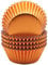 Mombake Einweg-Backförmchen aus Standard-Folien Papier, Muffin-Cupcake-Förmchen für Partys und mehr (Orange, 100 Stück)