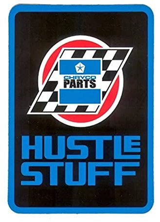 Mopar Hustle Stuff Vinyl Sticker (4 X 3)