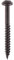 4x30mm (8x1.1/4) BLACK POZI WOOD SCREW ROUND HEAD BLACKJAX POZIDRIVE JAPANNED PHILLIPS HEAD SMALL STEEL SCREWS CHIPBOARD MDF CABINET FURNITURE (Pack of 20, 50, 100) (50)