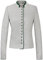 Heimatgwand Damen Elisabeth Trachtenjacke, hellgrau grün, 32