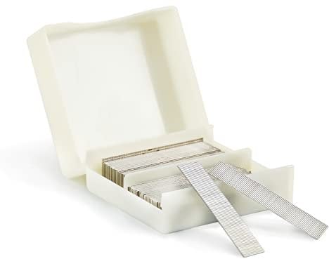KIMSING P612SS Chiodi a spillo in acciaio inox, calibro 23, 9.000 pezzi/scatola, lunghezza 12 mm, chiodi senza testa per chiodatrici a spillo