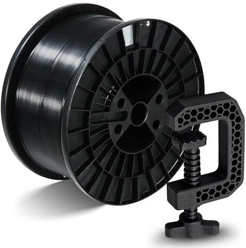 Polymaker Filament PLA PRO de 5 kg de 1,75 mm, noir, puissant de 1,75 mm pour imprimante 3D – PolyLite 1,75 PLA Pro, grand rouleau de filament PLA pour grands projets
