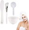 Maschera Di Miscelazione Strumento,Kit Di Pennelli Per Maschera Facciale,Set Di Pennelli Per Maschera Viso,Ciotole Per Maschere,Pennelli Silicone Per Maschere,Per Cura Viso Fai Da Te,Kiuiom