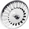 Bouchon d'évier de cuisine en acier inoxydable - Double polissage - Qualité supérieure - Rechange de qualité - Filtre pour évier de cuisine - Filtre en maille - Antirouille - Diamètre du trou : 84 mm