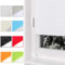 Plissee Klemmfix ohne Bohren 25 x 210 cm Einfache Montage Blickdicht Faltrollos für Fenster, Rollo für Fenster inkl.Klemmträger für Fenster ohne Bohren, Weiß