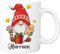 Pickhut Personalised Christmas gonk gnome hot Chocolate Mug, Christmas Movie Cup, Secret Santa, Stocking Filler, Gonk Lover Gifts, for Christmas, Birthday, Xmas eve Box (Male Gonk Mug Design 2)