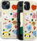 BT21 Offizielle Merchandise für iPhone 15 Plus Hülle mit Kartenhalter Spiegel Stoßfest Schützend Dünn Slim Hard PC Back Cover Handyhülle 6,7 Zoll
