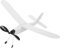 TOYANDONA Rubber Band Powered Glider Airplane Toy for Boy Girl Flying Model Random Color for Outdoor Sports Parent-boy Girl Activities Fun Birthday Party Favor