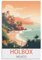 Holbox Mexiko Vintage-Reiseposter, 30 x 45 cm, Leinwandkunst, Poster und Wandkunst, Bild, Druck, Schlafzimmer-Dekor