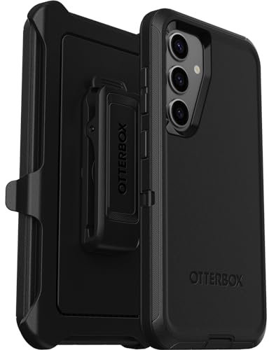 OtterBox Defender Case for Samsung Galaxy S24, Shockproof, Drop Proof, Ultra-Rugged, Protective Case, 5x Tested to Military Standard, Black, Non-Retail Packaging