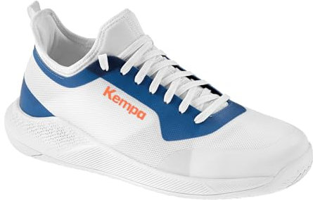 Kempa Unisex Kinder Kourtfly Jr Sport-Schuhe, Weiß Blau, 38 EU