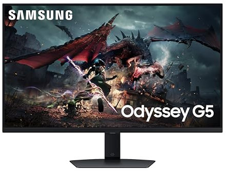 Samsung Odyssey LS32DG502EUXXU 32 180Hz 1ms QHD IPS Gaming Monitor - IPS, 2560x1440, HDMI, Displayport, Height Adjust