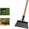 HONMOK 23cm Pelle de Jardin Multifonctionnelle Noire Pelle Plate en Acier Pelle de Nettoyage pour Agricole Désherbage Jardinage Multifonction Outil Maison Ferme