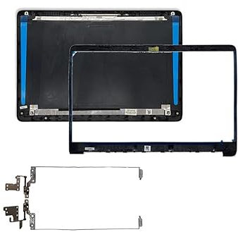 WANGHUIH LCD Back Cover Top Lid + Bezel + Hinges Compatible with HP 250 G8 255 G8 250G8 255G8 TPN-C139 Laptop (A1+B+H)