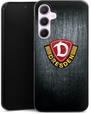 DeinDesign Silikon Hülle kompatibel mit Samsung Galaxy A55 5G Case schwarz Handyhülle SG Dynamo Dresden SGD Offizielles Lizenzprodukt