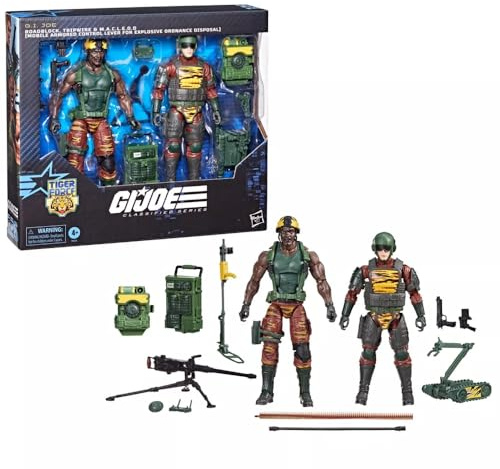 G.I. Joe Tiger Force Roadblock, Tripwire und M.A.C.L.E.O.D. Actionfiguren-Set