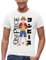 One Piece T-Shirt Luffy avec Son Chapeau de Paille - Produit sous Licence Officielle T-Shirt Enfant Taille 12 Ans - Blanc