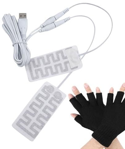 Portable Glove Heating Pad - USB Heating Elements Heated Gloves Pad, Heated Glove Liners, Heated Gloves Pad Winter Outdoor Hand Feet Warmer For Gloves