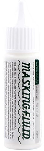 BEAHING Fluide de masquage à Aquarelle, Liquide de masquage pour Peinture Aquarelle 18 ML Mini masquage Liquide à Stylo pour Peinture Facile à Utiliser à séchage à séchage