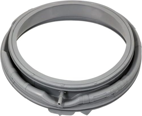 Genuine Rubber Door Seal Gasket Compatible with Samsung EcoBubble WW80 WW81 WW91 Washing Machine - Grey