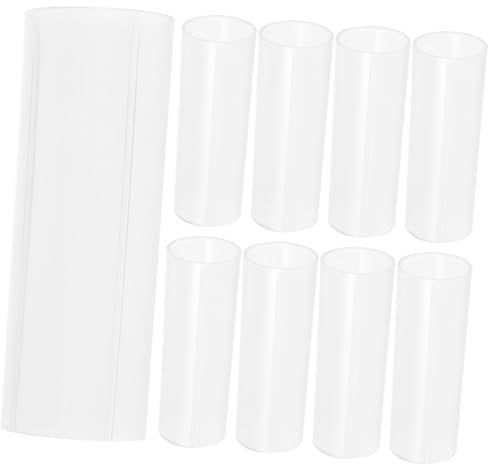 OSALADI 1set Battery Casing Adapter 18650 Battery Case 18650 Battery Shield Battery Protective Spacer 18650 Battery Protective Sleeve Battery Holder 18650 Battery Spacer Plastic 10pcs