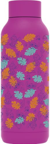 Quokka Botella Termo Acero Inoxidable Solid Purple 510 ML Stitch Tropical