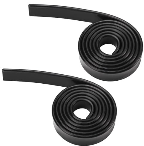 2 Pcs Squeegee Rubber Blades, Window Squeegee Rubber Refill Silicone Squeegee Blades for Window Cleaning Window Squeegee Rubber Replacement for Windows Glass Shower Door