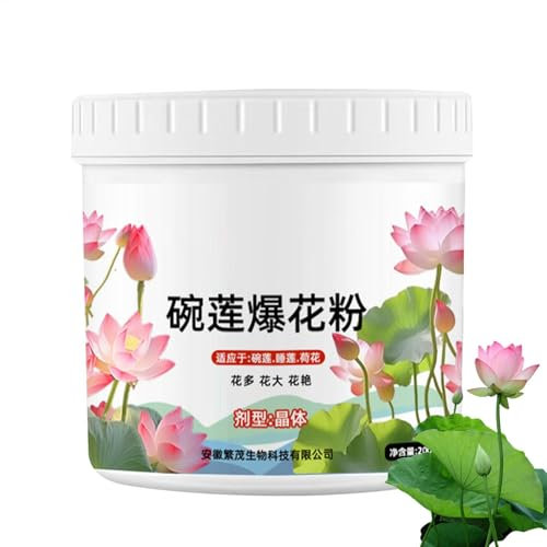 Water Lily Fertilizer – 200g Water Lily Nourish Blossom Fertilizer | Nutrient-Rich Plant Growing Food | Effective Plant Blossom Booster for Water Lily Blossom Use.