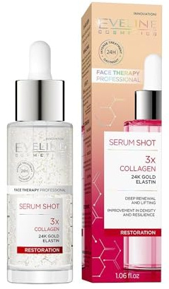 Eveline Cosmetics Serum Shot Rekonstruktive Behandlung der Haut 3 x Collagen