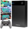 12TB Retro Gaming 5in1 Hard Drive 86k Classics 3D, Compatible with 400+ Emulators, Portable Game Hard Drive, with x2 Dual Shock BT Wireless Controllers Rechargeable USB Type-C, for Win 7/8/10/11