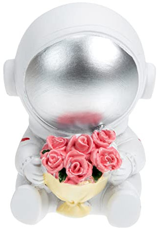 FUTUREORYY Astronauten Statue Aus Harz Dekoratives Astronauten Ornament Für Tisch Kuchen Und Auto Geschenkidee Für Geburtstage Und Abschlüsse Langanhaltende Freude Mit Feinem Design