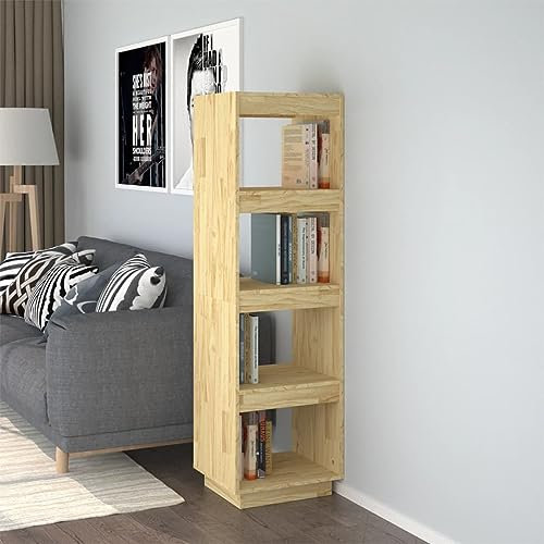 Woonisher Bücherregal/Raumteiler 40x35x135 cm Massivholz Kiefer bücherregal Holz