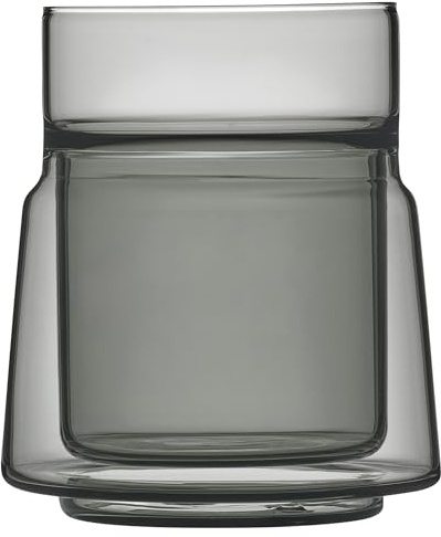 Jacob Jensen Medium Doppelwandglas Dia 8,4 x 9,5 cm 21 cl Black