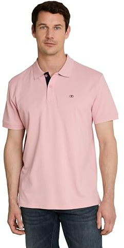 TOM TAILOR Herren Basic Piqué Poloshirt