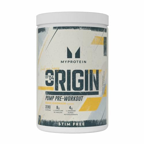 Origin Pump Pre-Workout, Sour Lemonade - 750g (30 Servings)