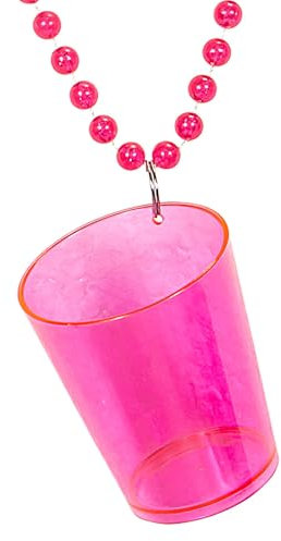 Widmann - Collar vaso de chupito, vaso de chupito, centro comercial, fiesta, disfraz, accesorio, carnaval, fiesta temática