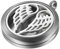 JewelryWe Damen Halskette, Edelstahl Hohle Engelsflügel Engel Flügel Aromatherapie Ätherische Öle Diffusor öffenbar Floating Medaillon Locket Anhänger mit 6 Bunt Filzkreisen und 45cm Kette, Silber