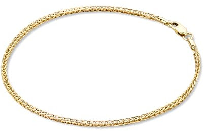 Orovi Armband - Armreif Damen Gelbgold 14 Karat / 585 Gold Kette 19.5 cm
